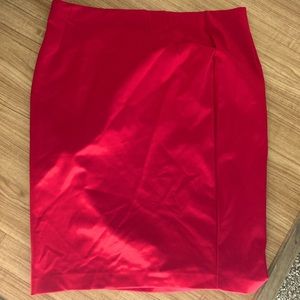 Lane Bryant pencil skirt Red